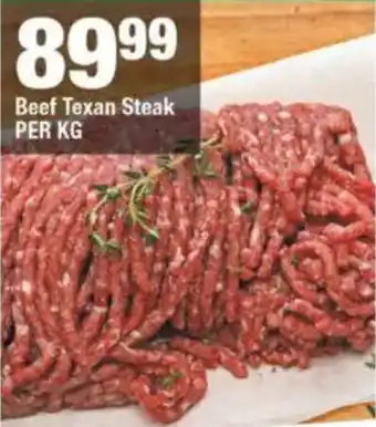 OK Foods Beef Texan Steak offer