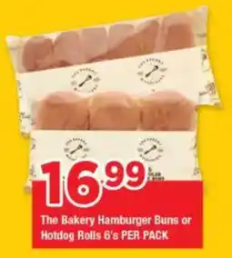 OK Foods The Bakery Hamburger Buns or Hotdog Rolls offer