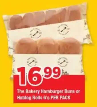 OK Foods The Bakery Hamburger Buns or Hotdog Rolls offer