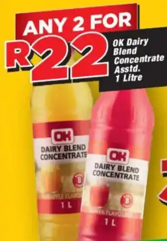 OK Foods OK Dairy Blend Concentrate Asstd. offer