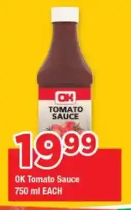 OK Foods OK Tomato Sauce offer