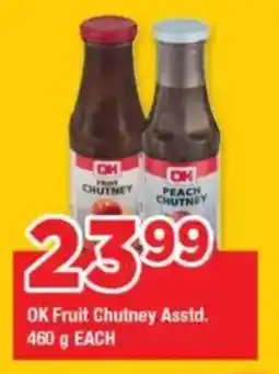 OK Foods OK Fruit Chutney Asstd. offer