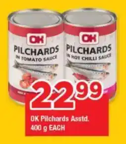 OK Foods OK Pilchards Asstd. offer