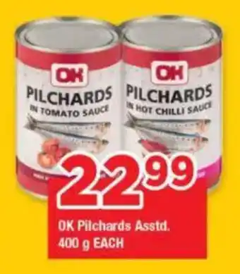 OK Foods OK Pilchards Asstd. offer