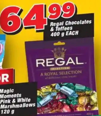 OK Foods Regal Chocolates & Toffees offer