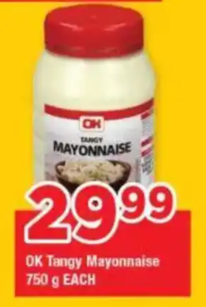 OK Foods OK Tangy Mayonnaise offer