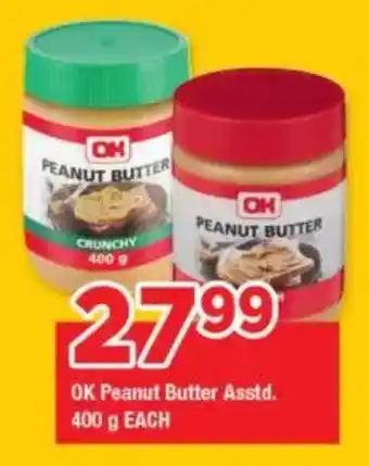 OK Foods OK Peanut Butter Asstd. offer