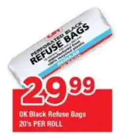 OK Foods OK Black Refuse Bags offer