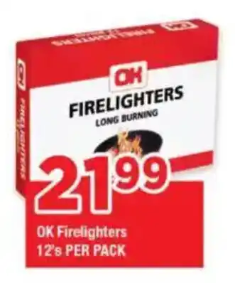 OK Foods OK Firelighters offer