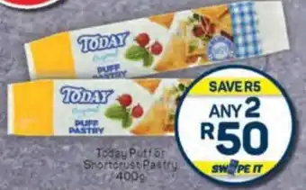 Pick n Pay Today Puff or Shortorust Pastry offer