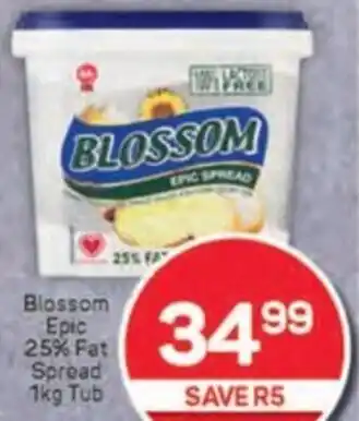 Pick n Pay Blossom Epic 25% Fat Spread Tub offer