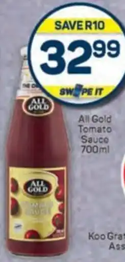 Pick n Pay All Gold Tomato Sauce offer