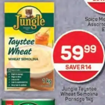 Pick n Pay Jungle Taystee Wheat Semolina Porridge offer