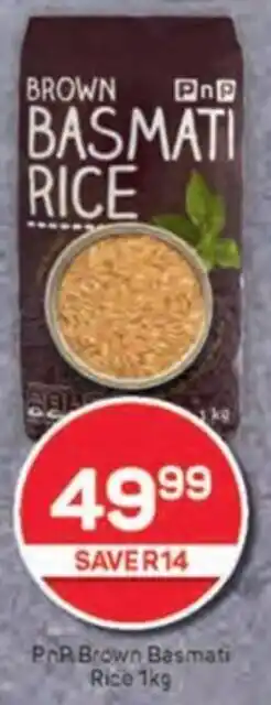 Pick n Pay PnP Brown Basmati Rice offer