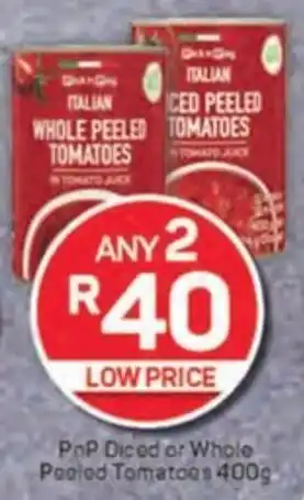 Pick n Pay PoP Diced or Whole Pooled Tomatoes offer