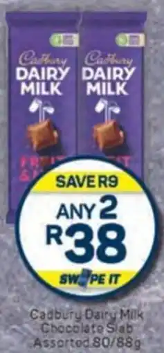 Pick n Pay Cadbury Dairy Milk Chocolate Slab Assorted offer