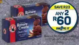 Pick n Pay Bakers Romany Creams or Chipc-kits Assorted offer