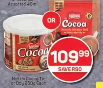 Pick n Pay Nestle Cocoa Tin or Doy offer