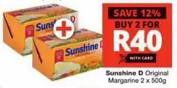 Checkers Sunshine D Original Margarine offer