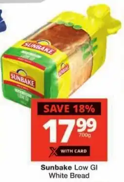 Checkers Sunbake Low GI White Bread offer