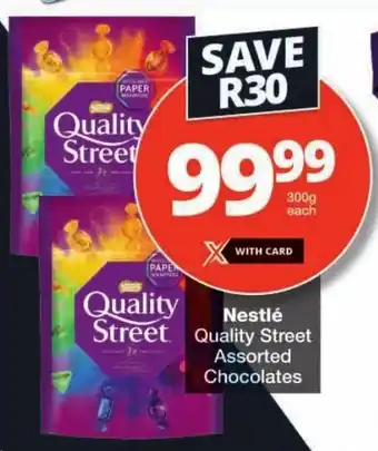 Checkers Nestlé Quality Street Assorted Chocolates offer