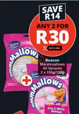 Checkers Beacon Marshmallows All Variants offer