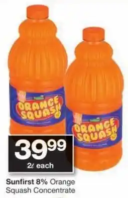 Checkers Sunfirst 8% Orange Squash Concentrate offer