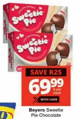 Checkers Beyers Sweetie Pie Chocolate offer