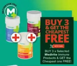 Checkers Medirite Immune Products & GET the Cheapest one FREE offer