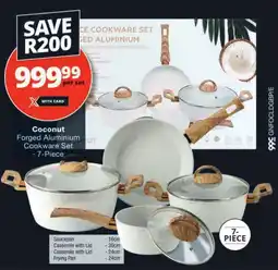 Checkers Coconut Forged Aluminium Cookware Set offer