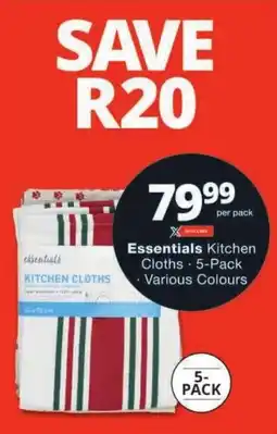 Checkers Essentials Kitchen Cloths offer