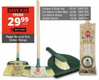 Checkers Fass Natural Eco Green Range offer