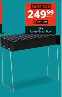 Checkers LK's Large Braai Box offer