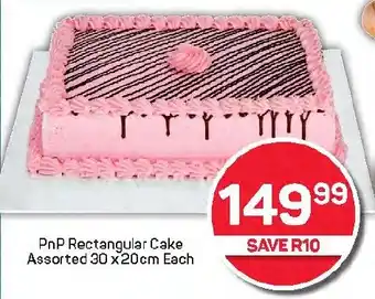 Pick n Pay Hypermarket PnP Rectangular Cake Assorted offer