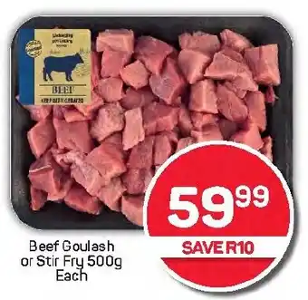 Pick n Pay Hypermarket Beef Goulash or Stir Fry offer