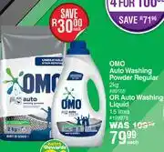 Dis-Chem Omo Auto Washing Powder Regular 2Kg Or Auto Washing Liquid 1.5L-Each offer