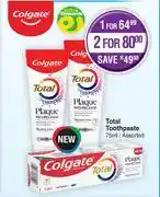 Dis-Chem Colgate Total Toothpaste Assorted-75ml offer