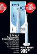 Dis-Chem Oral-B iO Series 3 Rechargeable Electric Toothbrush offer