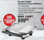 Dis-Chem Russell Hobss Sandwich Press RHSP015 offer