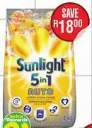 Dis-Chem Sunlight 5 In 1 Auto Washing Powder Assorted-2Kg offer