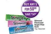 Dis-Chem Stimorol Flavoured Sugar Free Gum Assorted-For 5 x 14g offer