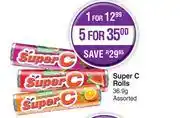 Dis-Chem Super C Rolls Assorted-36.9g offer