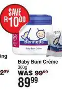 Dis-Chem Bennetts Baby Bum Creme-300g offer