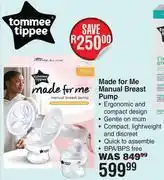 Dis-Chem Tommee Tippe Made For Me Manual Breast Pump offer