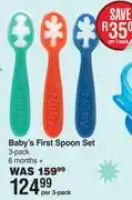 Dis-Chem Nuby Baby's First Spoon Set 3 Pack 6 Months+-Per 3 Pack offer