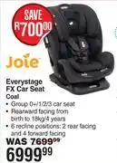 Dis-Chem Joie Every Stage FX Car Seat Coal offer