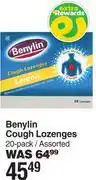 Dis-Chem Benylin Cough Lozenges 20 Pack Assorted offer