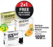 Dis-Chem Rehidrat Oral Electrolyte Mixture 14g x 6 Sachets Assorted-Each offer