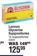 Dis-Chem Lennon Glycerine Suppositories 12 Suppositories offer