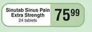 Dis-Chem Sinutab Sinus Pain Extra Strength 24 Tablets offer